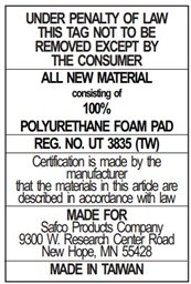 Legal warning for UT3835TW