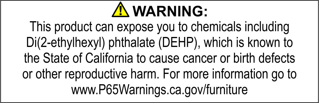 DEHP Label (cancer, reproductive)