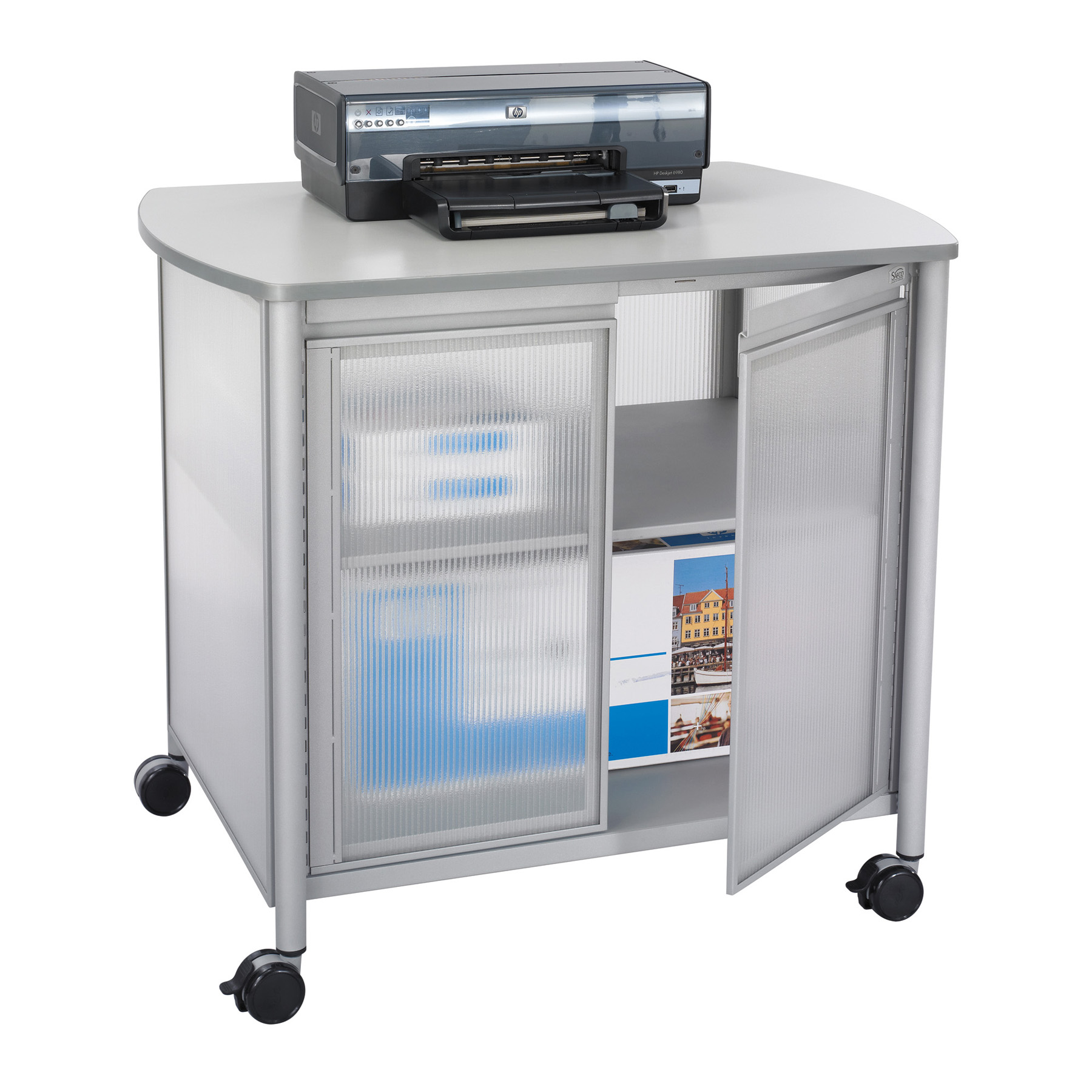 Impromptu® Deluxe Machine Stand with Doors | Safco Products