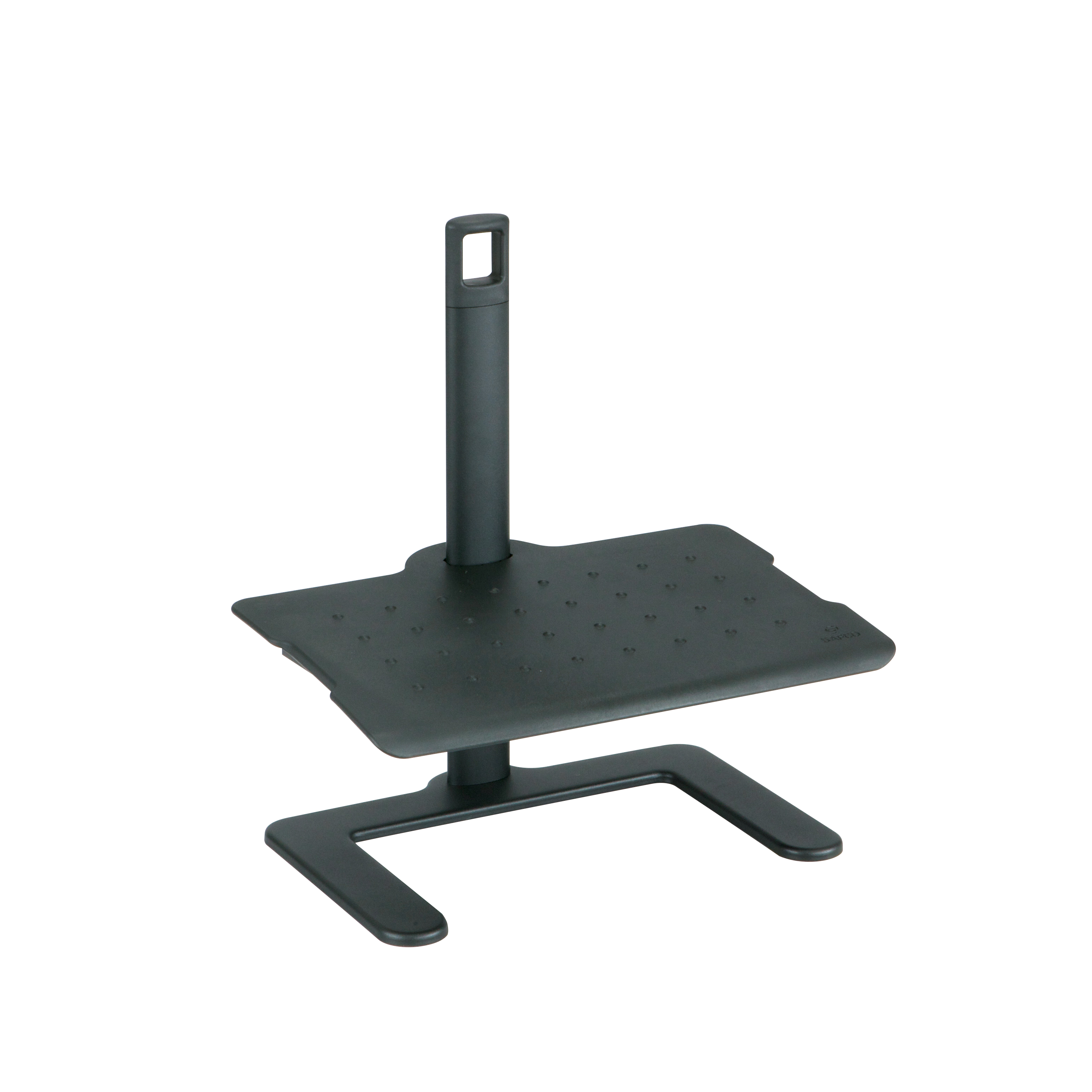 Mount-It! Height Adjustable Foot Rest with Handle | Black