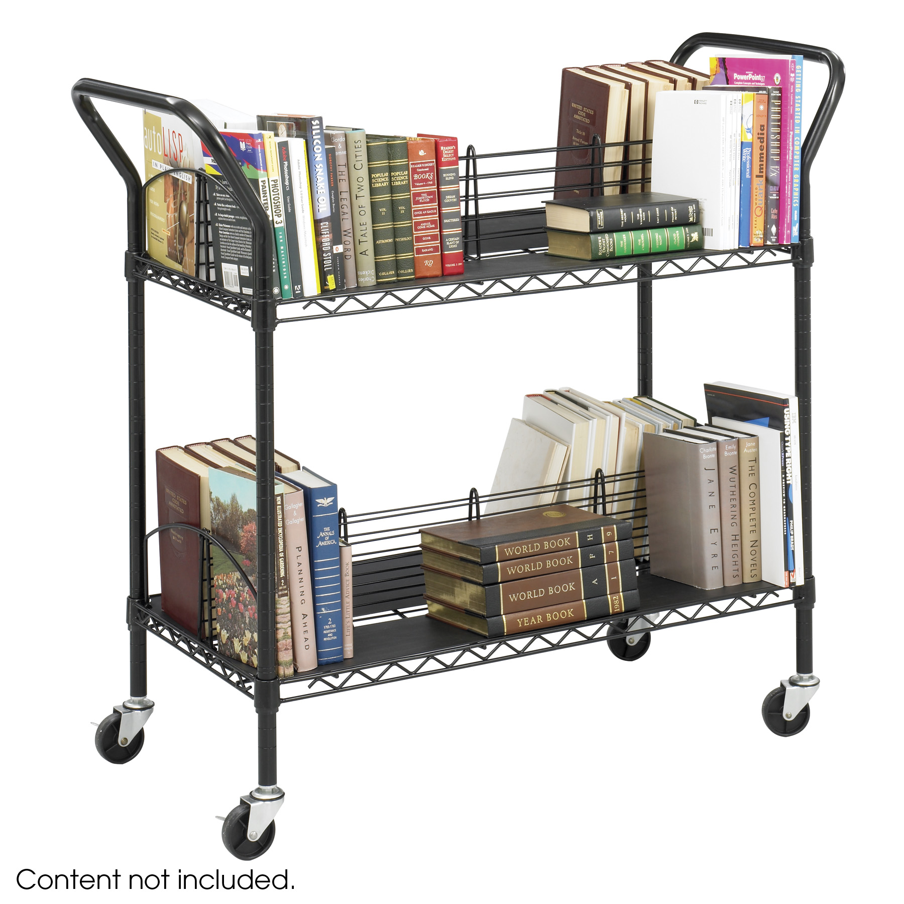 Wire Book Cart  Safco Products