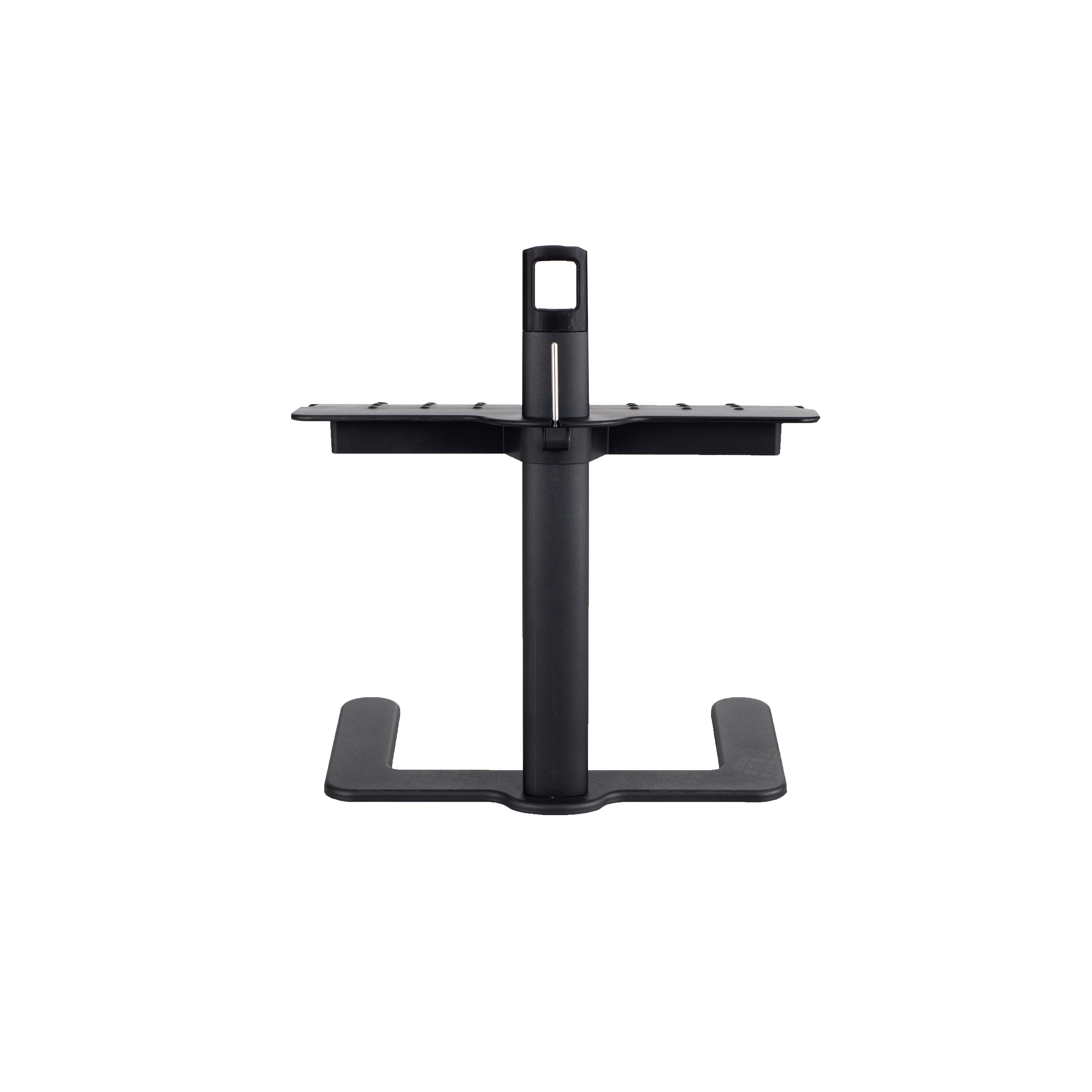 Black Safco Products 2106 Ergo-Comfort 8 High Adjustable Footrest