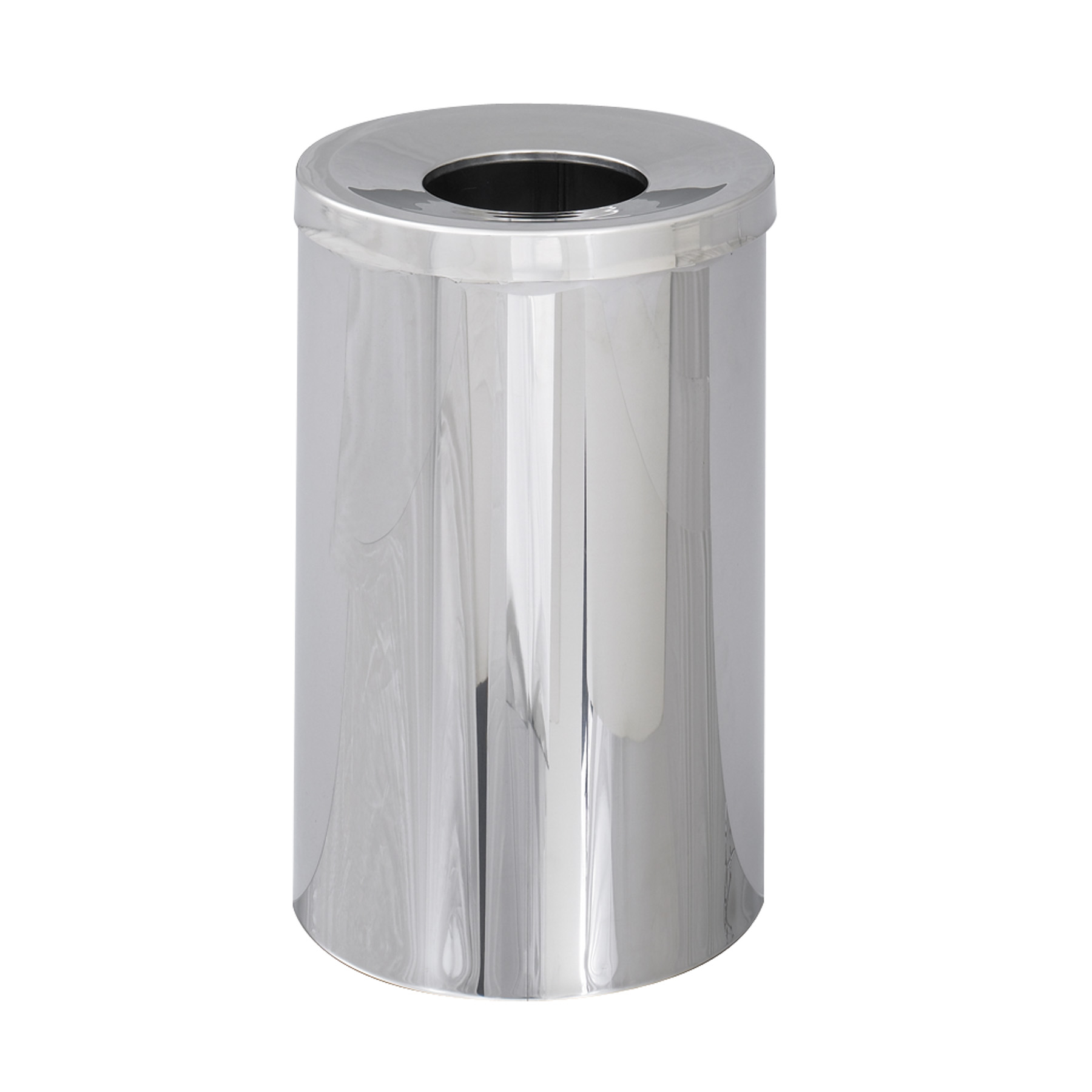 Reflections Trash Can Open Top Dome 15 Gallon Silver [9875] – Office Chairs  Unlimited – Free Shipping!