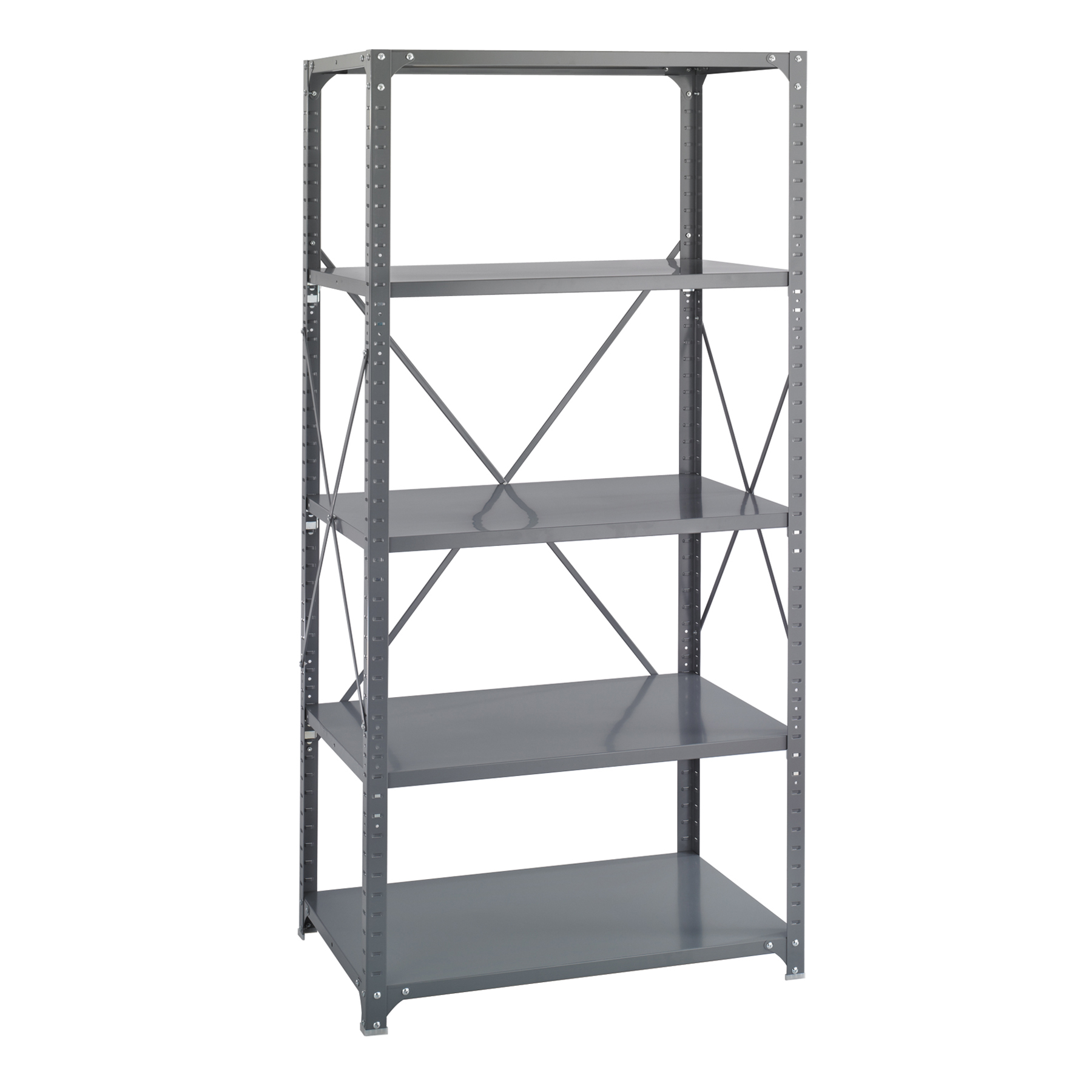 24 Commercial 5 Shelf Kit Safco S, Safco Industrial Wire Shelving