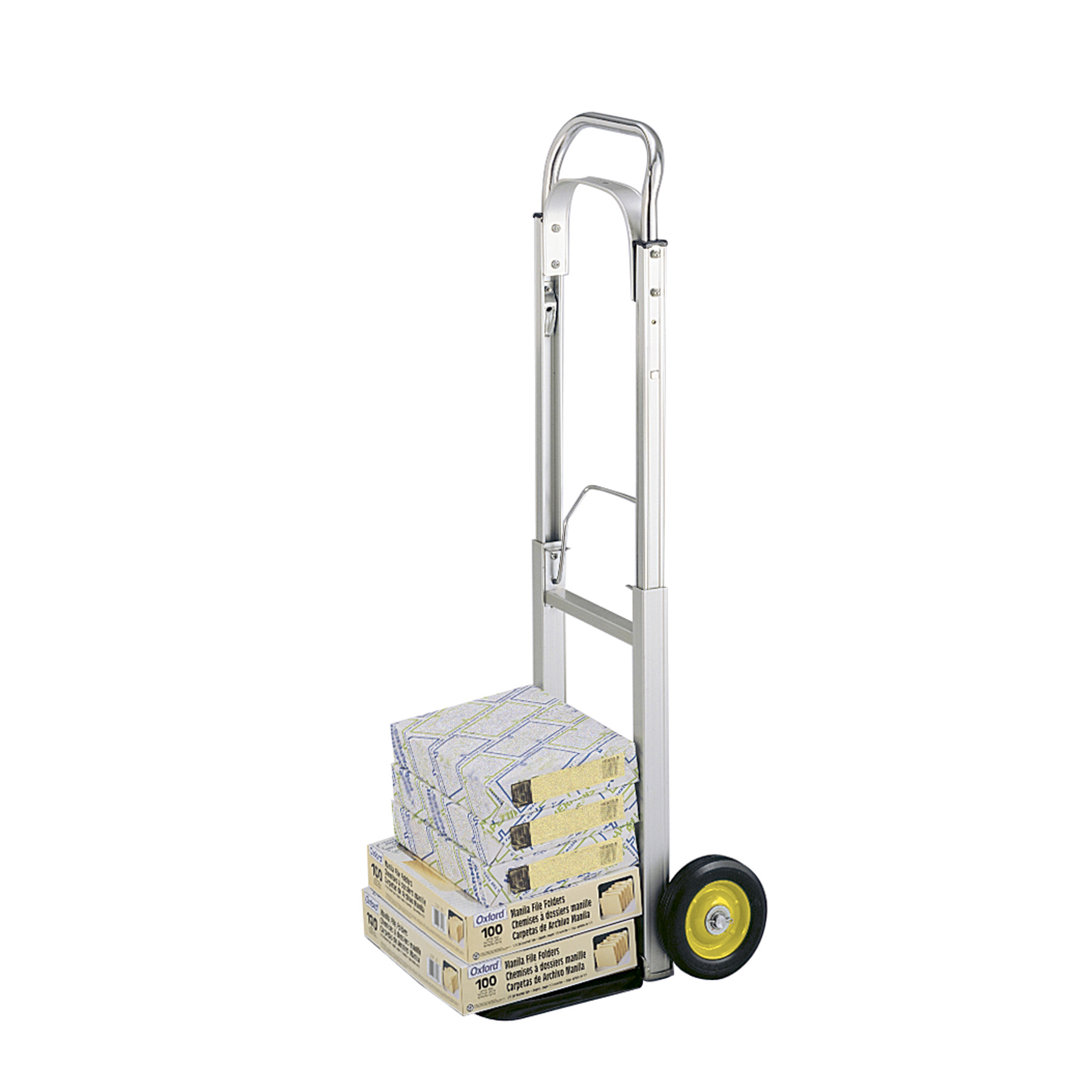 Safco Stow-away Heavy Duty Hand Truck 500lb Capacity 23x24x50 Aluminum 4055NC for sale online 