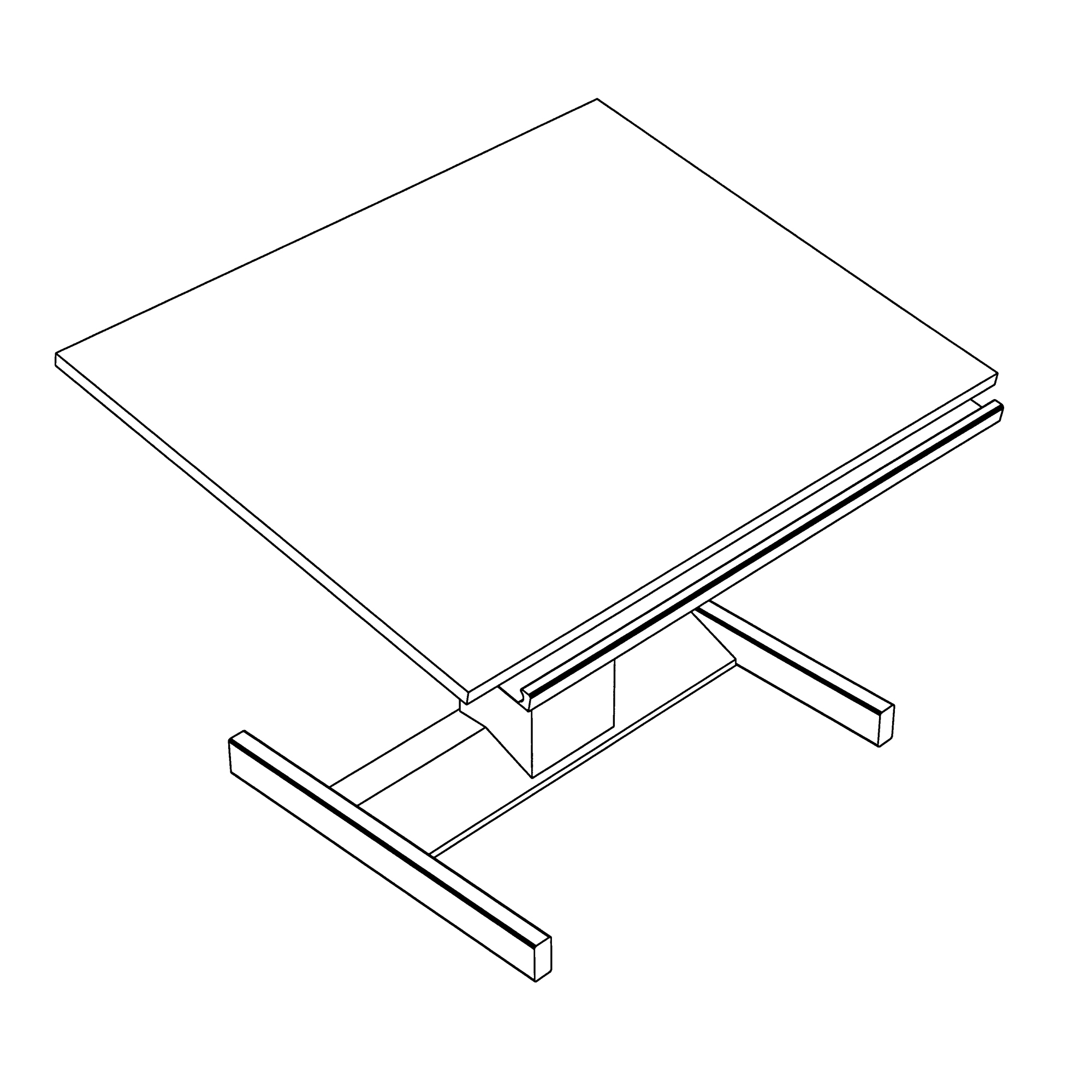 Futur-Matic - Drawing Table with Hardwood Pencil Trough | Safco Products