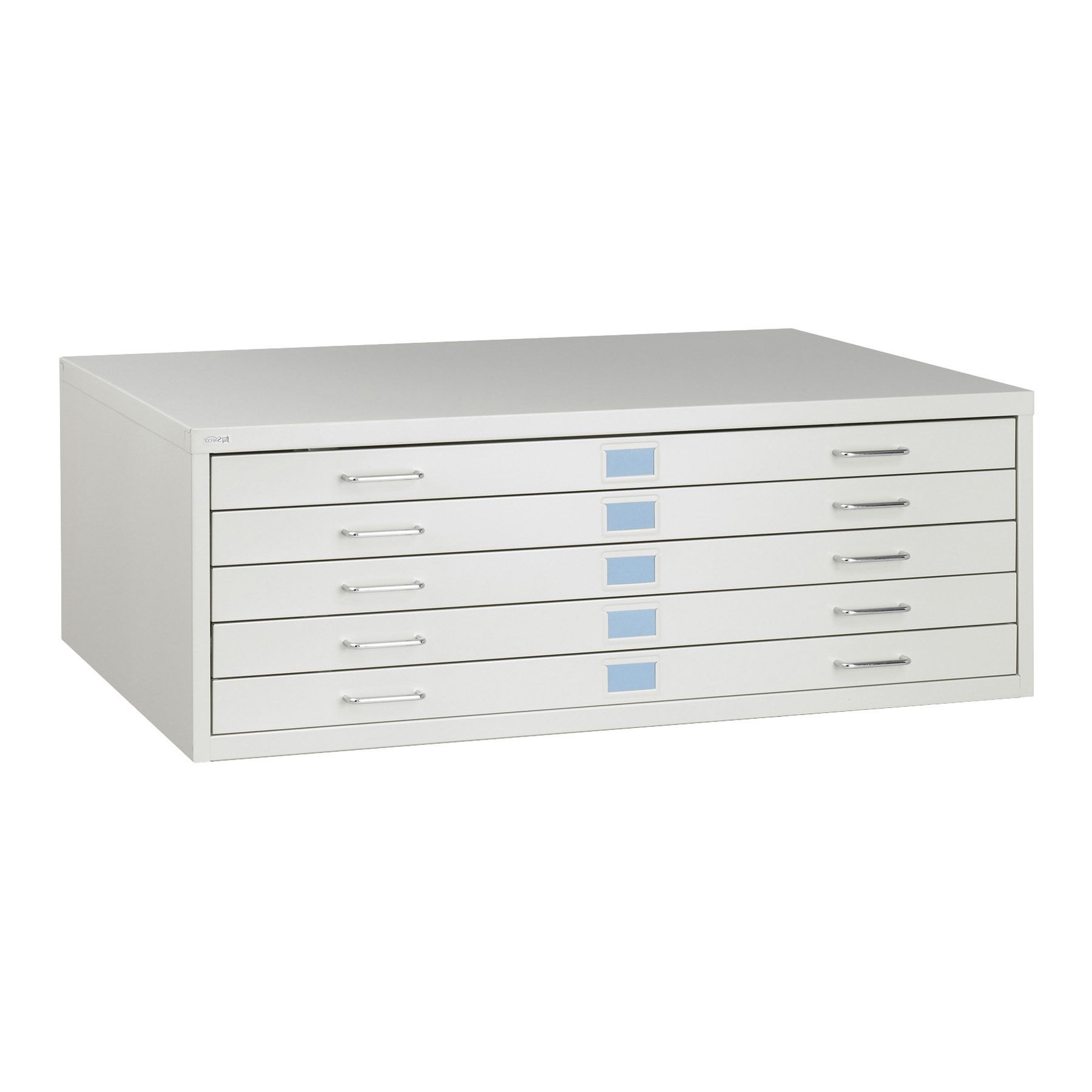Safco 5-Drawer Steel Flat File for 24 x 36 Documents White