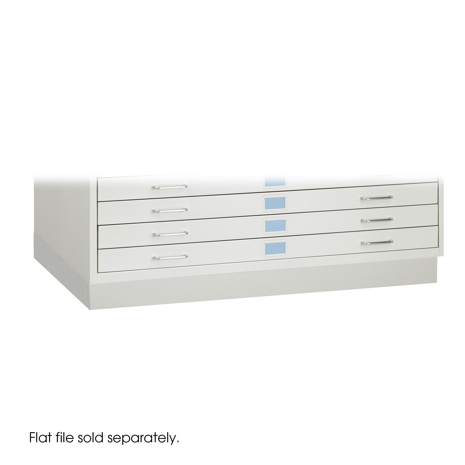 thumbnail image 2 of Safco Closed Low Base Cabinet For Flat File – Black, Metal (Fits 4986 & 4996) 2 of 5