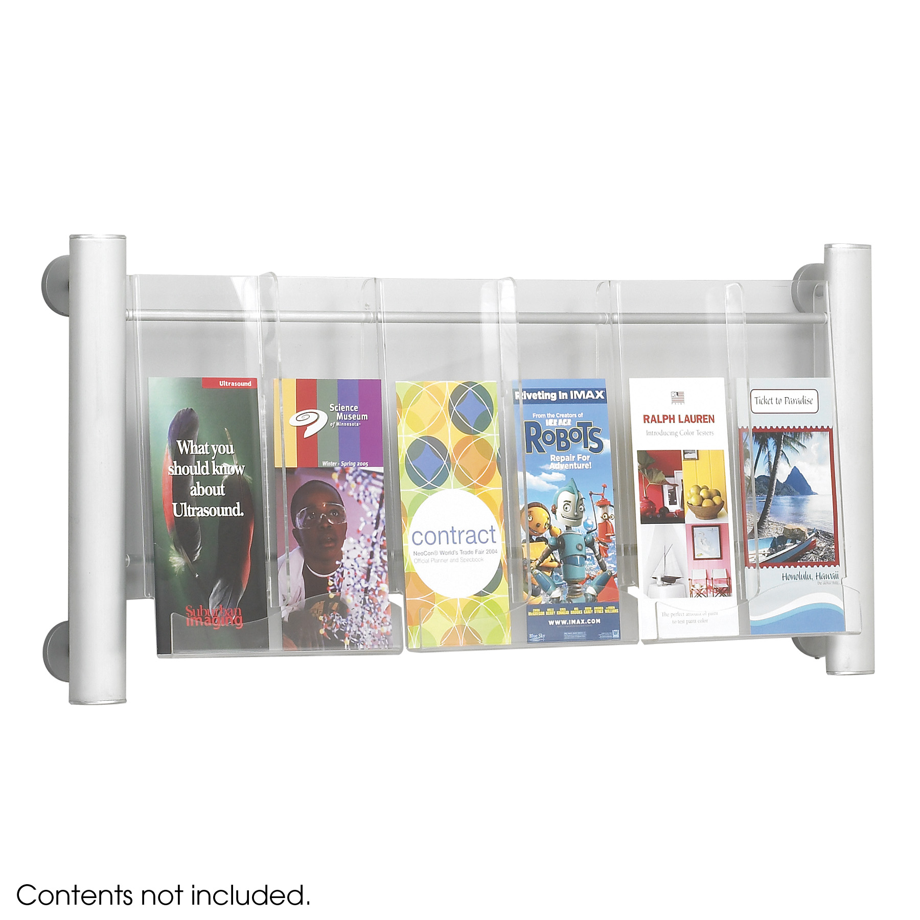 Luxe™ Magazine Rack - 3 pocket | Safco Products