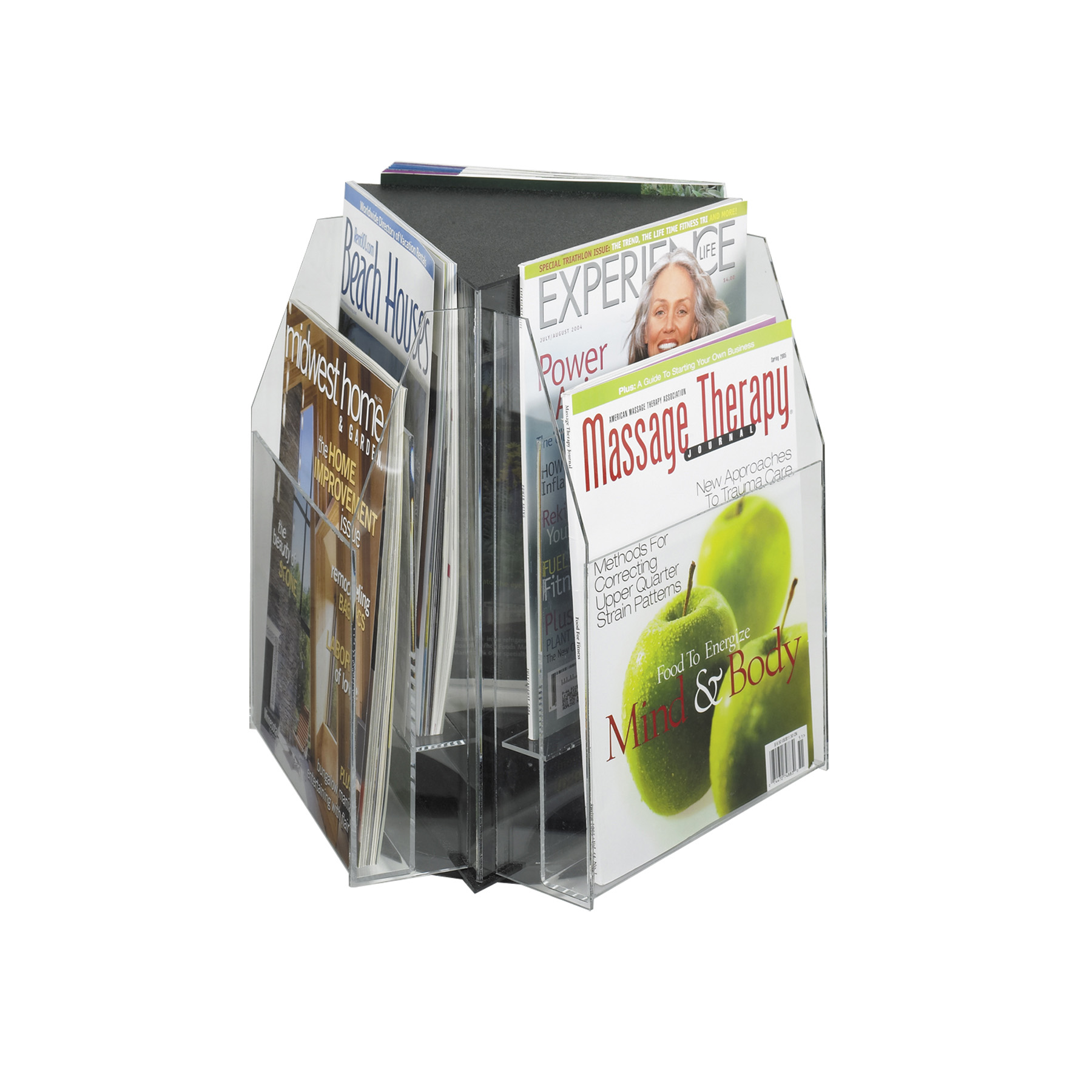 Safco Reveal Clear Literature Displays 12 Compartments 30 w x 2d x 20 1/4h Clear 