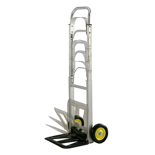 Safco Stow-away Heavy Duty Hand Truck 500lb Capacity 23x24x50 Aluminum 4055NC for sale online 