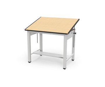 Nouvel Drafting Table w/ Plan Drawer - SBD-3D