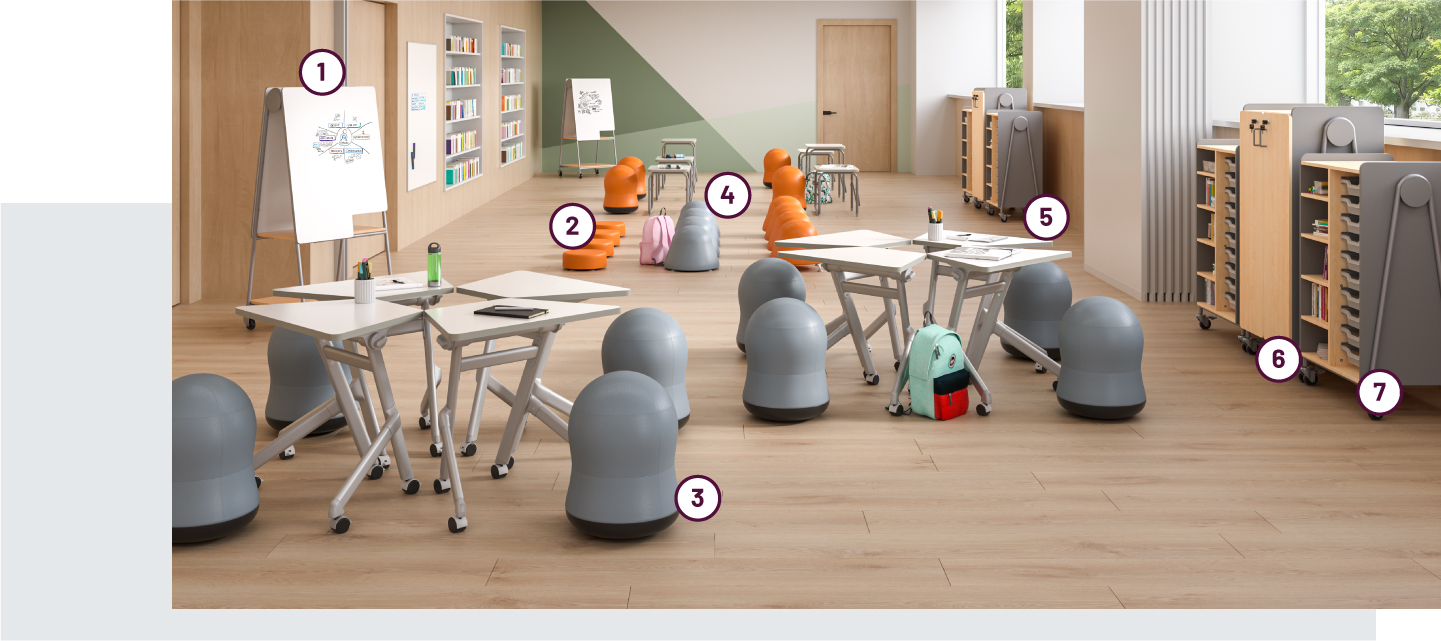 k8 classroom lifestyle space inspiration