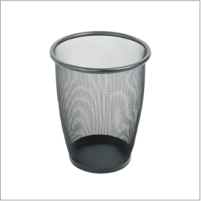 3. Onyx™ Mesh Round Wastebasket