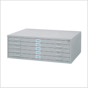 4. 5-Drawer Steel Flat File