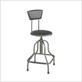 3. Diesel High Base Stool with Back