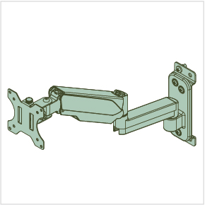 Single Screen Monitor Arm